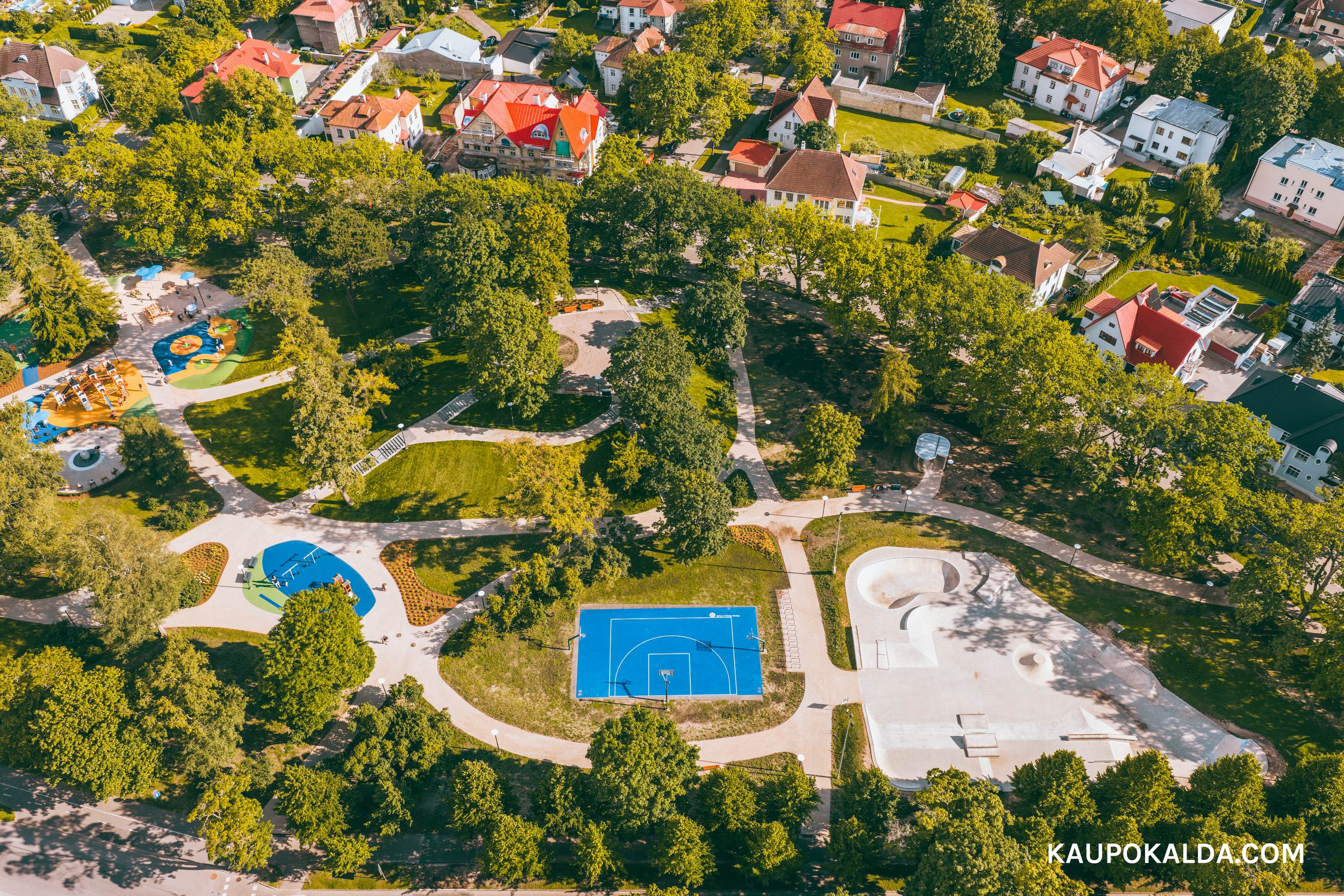 Renoveeritud Pärnu Munamäe park